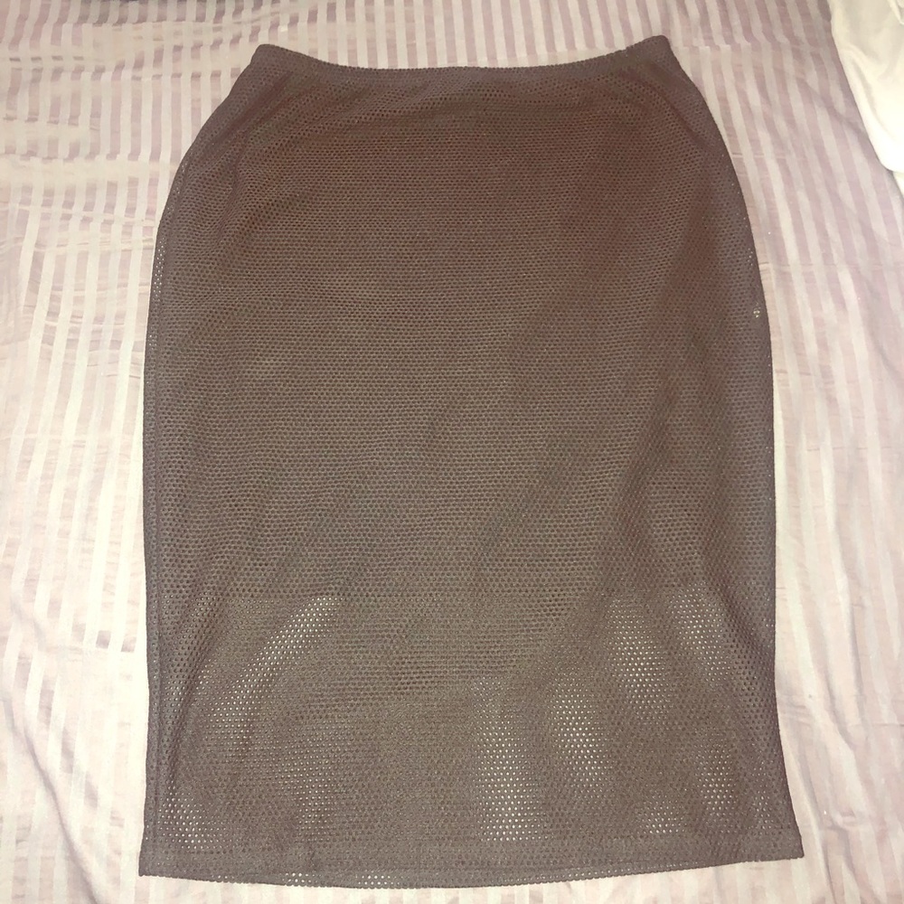 Guess mesh pencil skirt